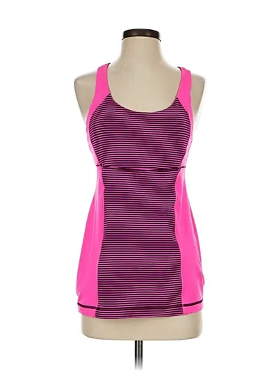 Pre-owned Lululemon Athletica Active Tank Top In Pink