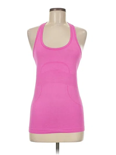 Pre-owned Lululemon Athletica Active Tank Top In Pink