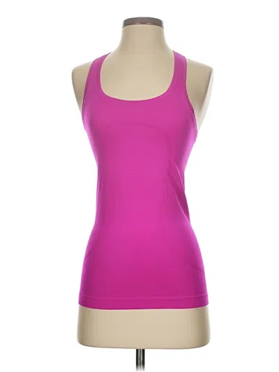 Pre-owned Lululemon Athletica Active Tank Top In Pink