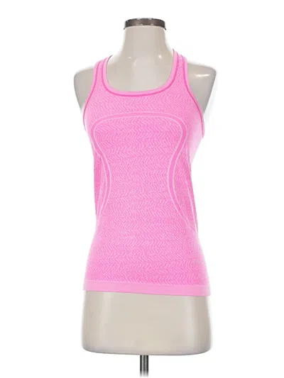 Pre-owned Lululemon Athletica Active Tank Top In Pink