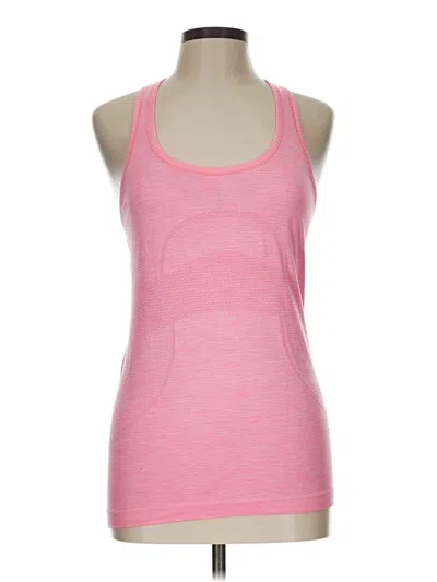 Pre-owned Lululemon Athletica Active Tank Top In Pink