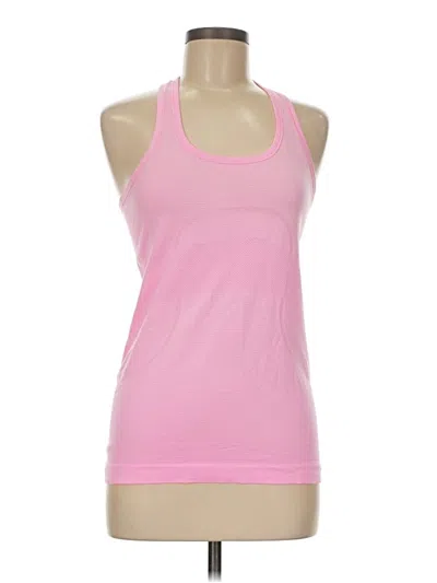 Pre-owned Lululemon Athletica Active Tank Top In Pink