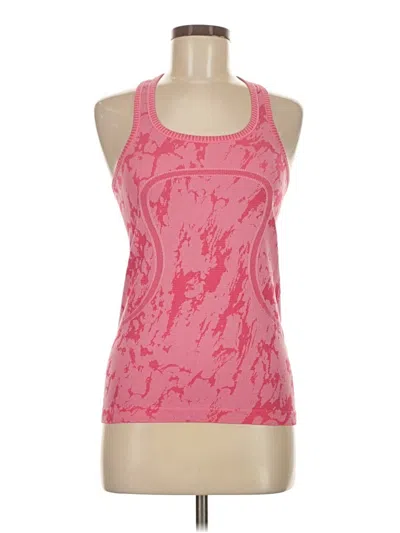 Pre-owned Lululemon Athletica Active Tank Top In Pink