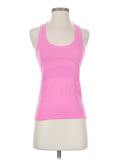 Pre-owned Lululemon Athletica Active Tank Top In Pink