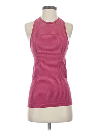 Pre-owned Lululemon Athletica Active Tank Top In Pink