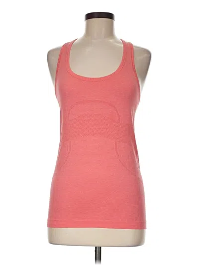 Pre-owned Lululemon Athletica Active Tank Top In Pink