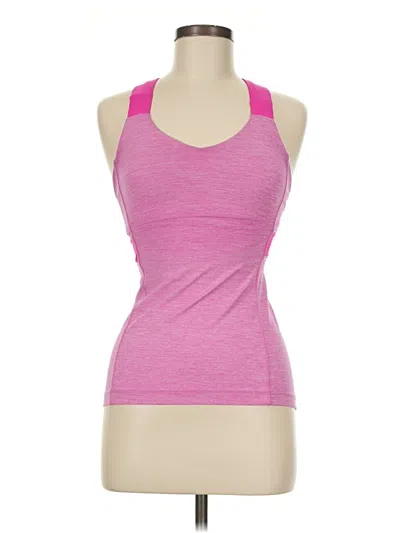 Pre-owned Lululemon Athletica Active Tank Top In Pink