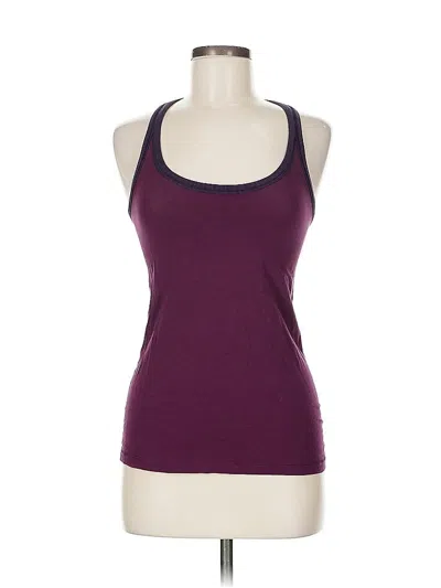Pre-owned Lululemon Athletica Active Tank Top In Purple