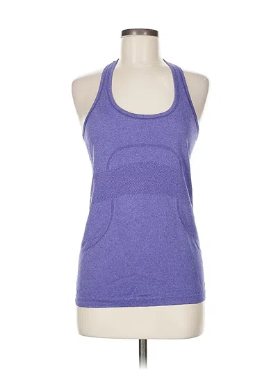 Pre-owned Lululemon Athletica Active Tank Top In Purple