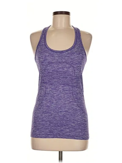 Pre-owned Lululemon Athletica Active Tank Top In Purple
