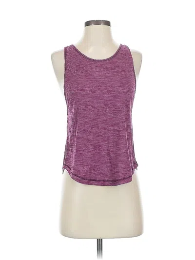 Pre-owned Lululemon Athletica Active Tank Top In Purple