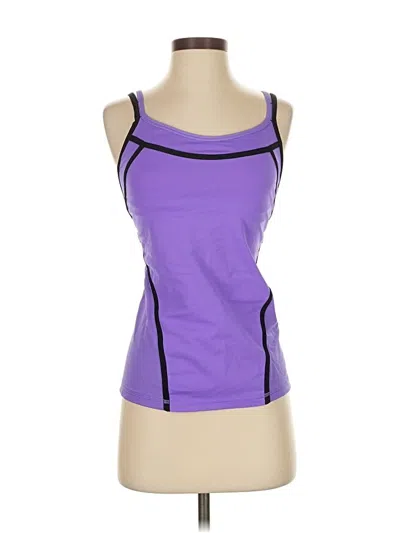 Pre-owned Lululemon Athletica Active Tank Top In Purple