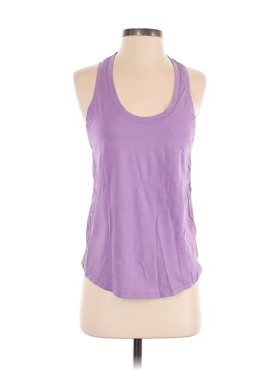 Pre-owned Lululemon Athletica Active Tank Top In Purple