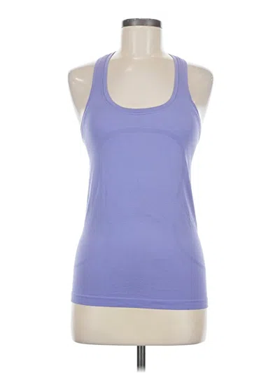 Pre-owned Lululemon Athletica Active Tank Top In Purple