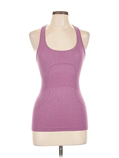 Pre-owned Lululemon Athletica Active Tank Top In Purple