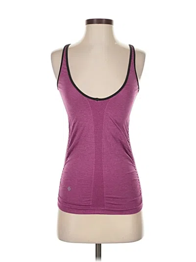 Pre-owned Lululemon Athletica Active Tank Top In Purple