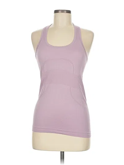 Pre-owned Lululemon Athletica Active Tank Top In Purple