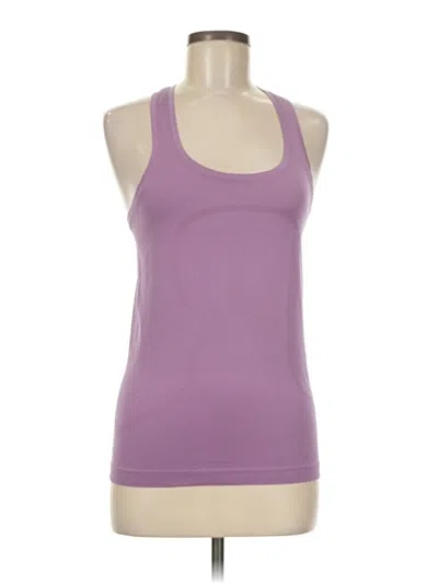 Pre-owned Lululemon Athletica Active Tank Top In Purple