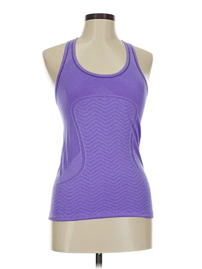 Pre-owned Lululemon Athletica Active Tank Top In Purple