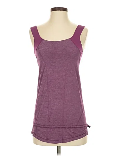 Pre-owned Lululemon Athletica Active Tank Top In Purple