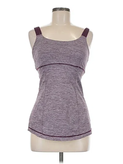 Pre-owned Lululemon Athletica Active Tank Top In Purple
