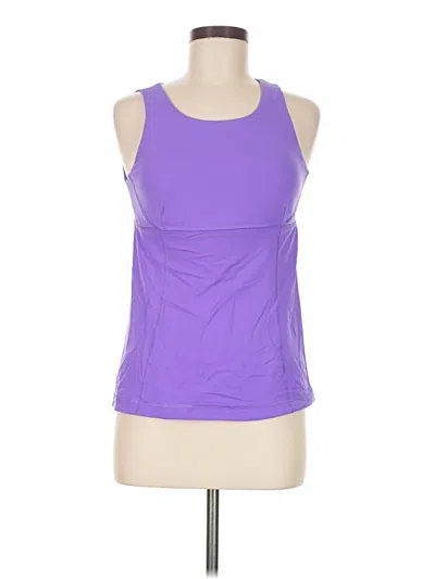 Pre-owned Lululemon Athletica Active Tank Top In Purple