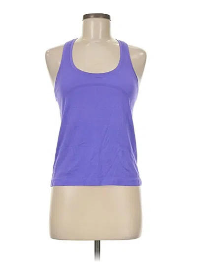 Pre-owned Lululemon Athletica Active Tank Top In Purple