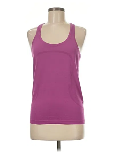 Pre-owned Lululemon Athletica Active Tank Top In Purple