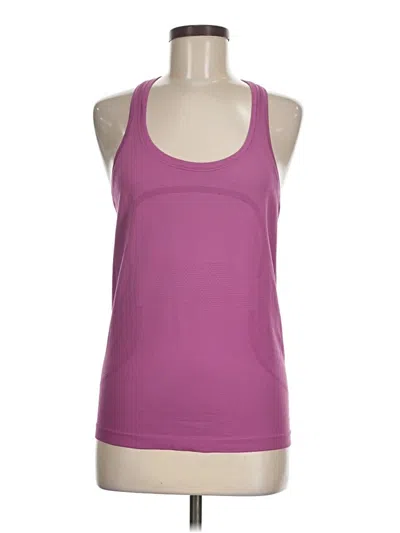Pre-owned Lululemon Athletica Active Tank Top In Purple