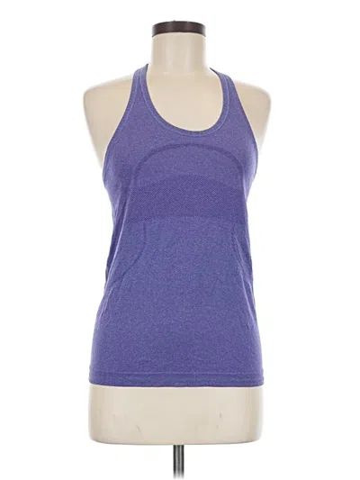 Pre-owned Lululemon Athletica Active Tank Top In Purple