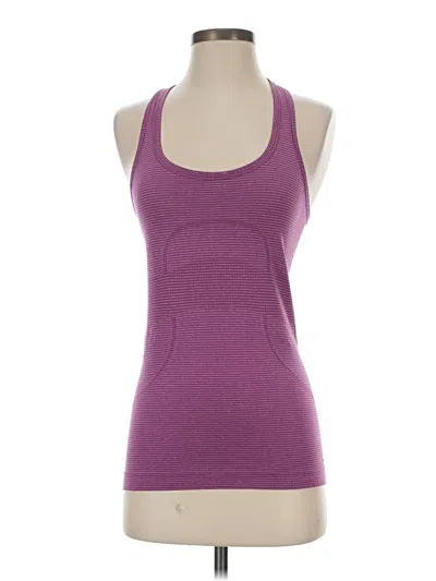 Pre-owned Lululemon Athletica Active Tank Top In Purple