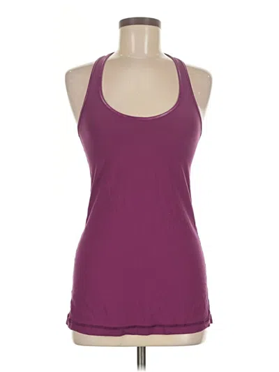 Pre-owned Lululemon Athletica Active Tank Top In Purple