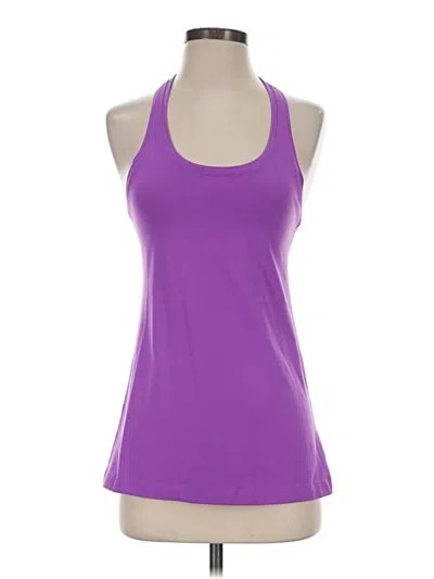 Pre-owned Lululemon Athletica Active Tank Top In Purple