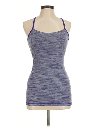 Pre-owned Lululemon Athletica Active Tank Top In Purple