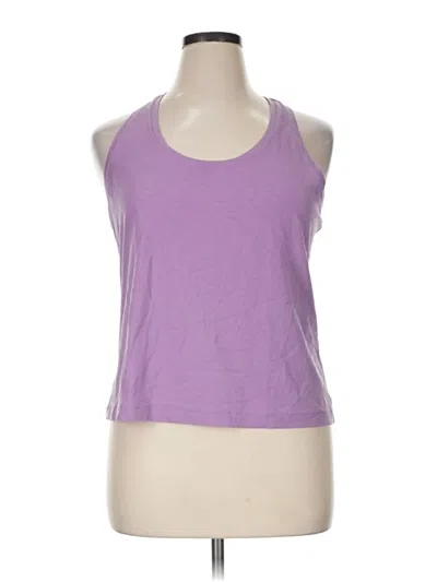 Pre-owned Lululemon Athletica Active Tank Top In Purple