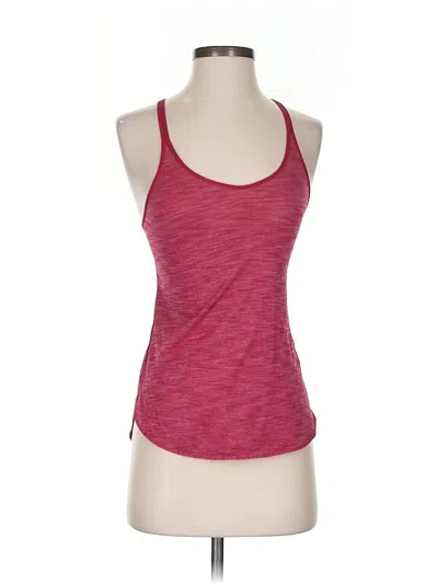 Pre-owned Lululemon Athletica Active Tank Top In Red