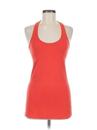 Pre-owned Lululemon Athletica Active Tank Top In Red