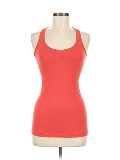 Pre-owned Lululemon Athletica Active Tank Top In Red
