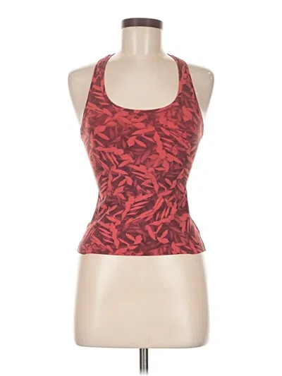 Pre-owned Lululemon Athletica Active Tank Top In Red