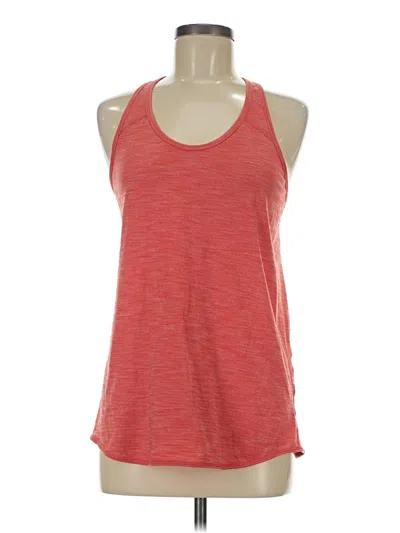 Pre-owned Lululemon Athletica Active Tank Top In Red