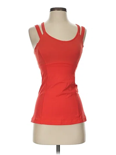 Pre-owned Lululemon Athletica Active Tank Top In Red