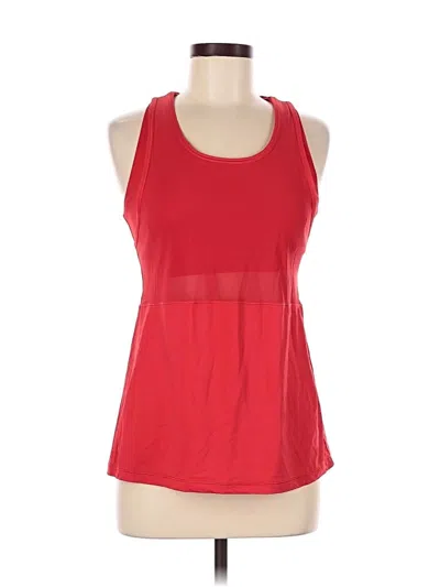 Pre-owned Lululemon Athletica Active Tank Top In Red
