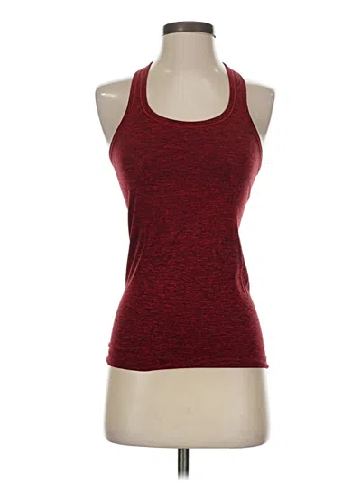 Pre-owned Lululemon Athletica Active Tank Top In Red