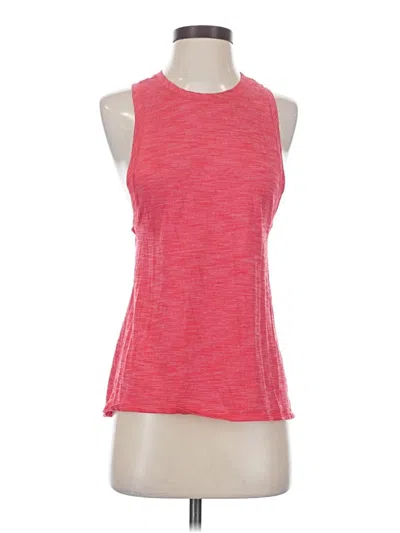 Pre-owned Lululemon Athletica Active Tank Top In Red