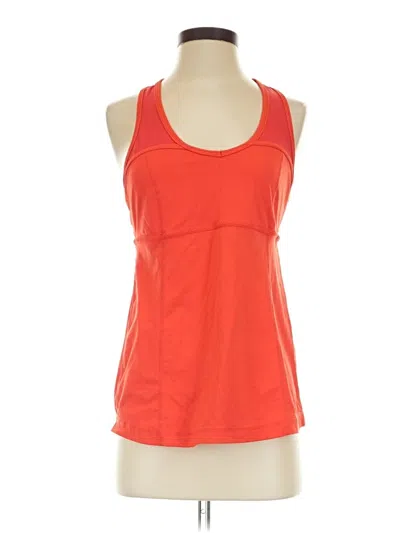 Pre-owned Lululemon Athletica Active Tank Top In Red