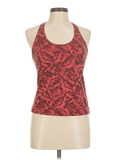 Pre-owned Lululemon Athletica Active Tank Top In Red