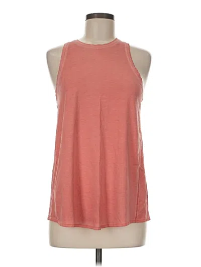 Pre-owned Lululemon Athletica Active Tank Top In Red