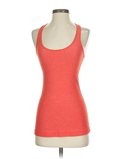 Pre-owned Lululemon Athletica Active Tank Top In Red