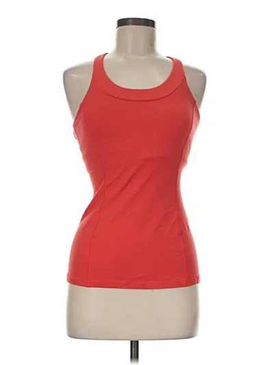 Pre-owned Lululemon Athletica Active Tank Top In Red