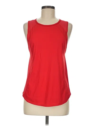 Pre-owned Lululemon Athletica Active Tank Top In Red